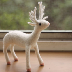 白色馴鹿(大) 聖誕節送禮 交換禮物 最佳選擇 訂製款 第3張的照片