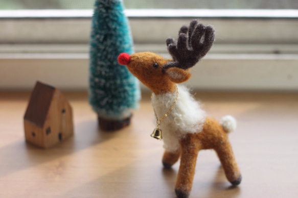 紅鼻子馴鹿魯道夫 大 聖誕馴鹿 訂做款  聖誕節送禮 交換禮物 最佳選擇 第1張的照片