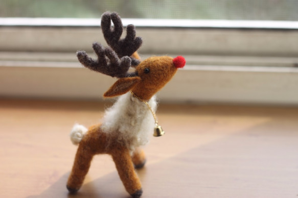 紅鼻子馴鹿魯道夫 大 聖誕馴鹿 訂做款  聖誕節送禮 交換禮物 最佳選擇 第3張的照片