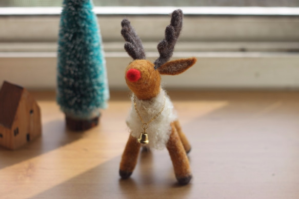 紅鼻子馴鹿魯道夫 大 聖誕馴鹿 訂做款  聖誕節送禮 交換禮物 最佳選擇 第4張的照片