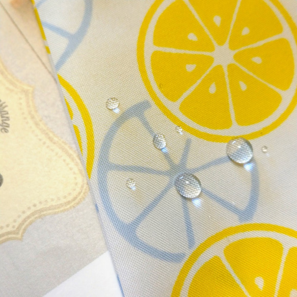 ハニーレモン（淡黄色）。環境に優しい飲料バッグ朝食バッグポータブルユニバーサルバッグ 4枚目の画像
