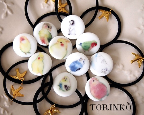 Shatkona🌹online shop | 涼しげな透け感が魅力のヘアゴム