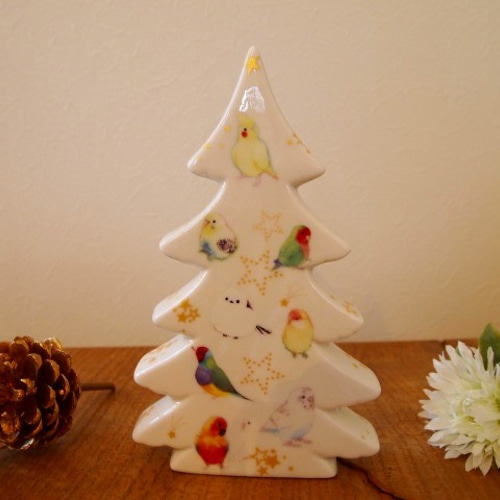 限定3個 鳥のクリスマスツリー☆Xmas☆インコ その他インテリア雑貨
