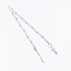 波賽頓鉚釘珍珠項鍊 Poseidon spike pearl necklace 第4張的照片