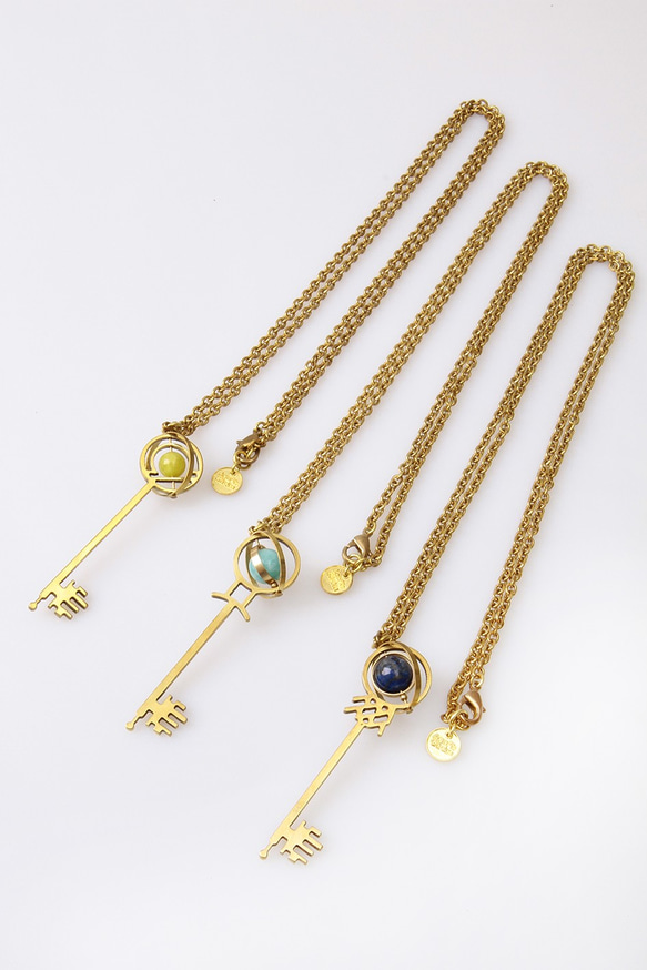 星之鑰長項鍊 ZODIAC LONG CHAIN NECKLACE 第3張的照片