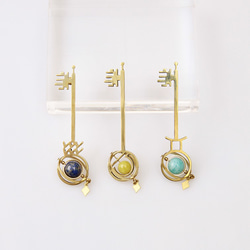 スターキーシングルイヤリングZODIACKEY EARRING 2枚目の画像