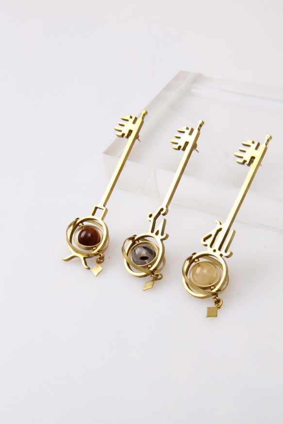 スターキーシングルイヤリングZODIACKEY EARRING 4枚目の画像