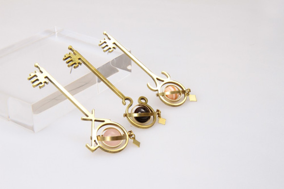 星之鑰單只耳環ZODIAC KEY EARRING 第5張的照片