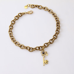 星之鑰鎖鍊項鍊 ZODIAC CHUNKY CHAIN NECKLACE 第4張的照片