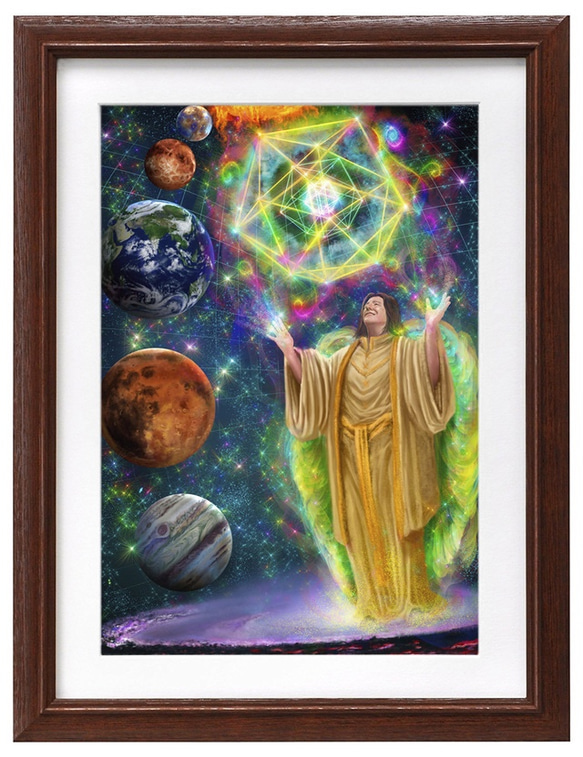 大天使メタトロン 絵画 エクタ・マコト 通販 4255280｜Creema(クリーマ