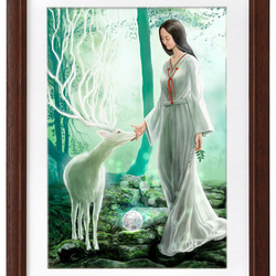 大天使アリエル 絵画 エクタ・マコト 通販 4255364｜Creema(クリーマ)