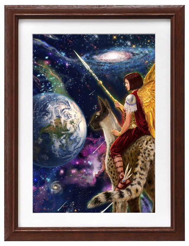 オリジナル ハンドメイド 絵 天使の愛 オリジナル ハンドメイド 絵