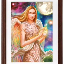 守護天使ハニエル　　絵画原画+パワーストーン 大天使・ハニエル 絵付けのワークショップ – Vis-à-Vis