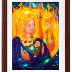 大天使アリエル 絵画 エクタ・マコト 通販 4255364｜Creema(クリーマ)