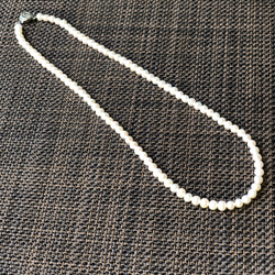 淡水本真珠ネックレス白 2枚目の画像