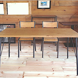 Crenata table 12*6(O)　国産無垢材　天然オイル仕上　ダイニングテーブル 1枚目の画像