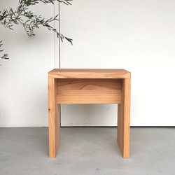 Larix square stool 04* 1枚目の画像