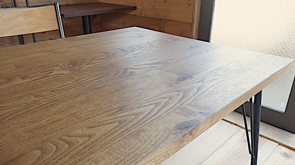Crenata table 14*75(O)　国産無垢材　ダイニングテーブル 2枚目の画像