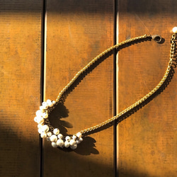 圓氐『古典珍藏』 茱麗葉的葡萄項鍊  手工設計 手工製作 微復古 輕珠寶 黃銅飾 第6張的照片
