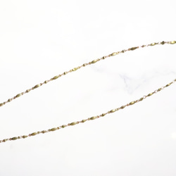 圓氐『典藏傳承』含苞女人香氣項鍊  手工設計製作 微復古 輕珠寶 黃銅飾 第3張的照片