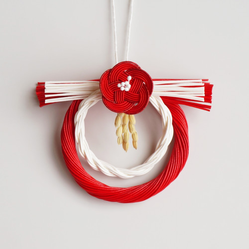 お正月飾り 極小 梅（赤） しめ縄・しめ飾り 水引工作所 通販 4612860