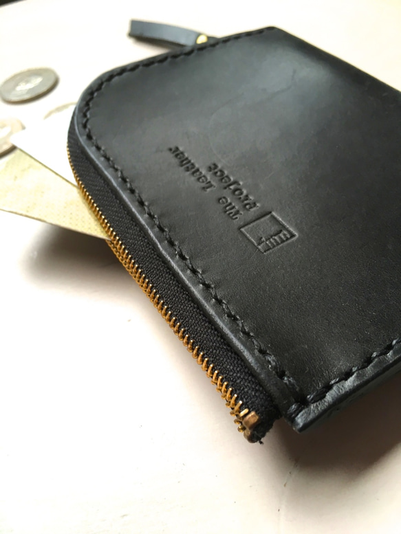 |ベーシックモデルの短いクリップ財布 - ブラック| 3枚目の画像