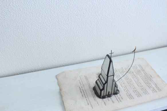 教会とお月さまのオブジェ（大） その他インテリア雑貨 caco 通販