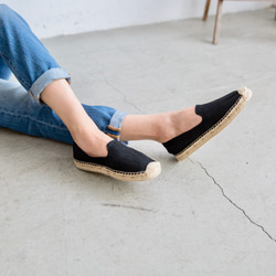 日本布料手工草編鞋-和風十字紋 第1張的照片