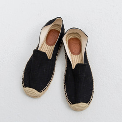 日本布料手工草編鞋-和風十字紋 第6張的照片