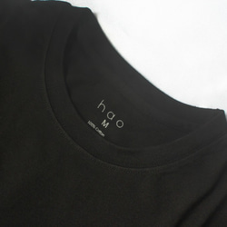 hao Black Cotton Shirts 黑色純棉素T 第4張的照片