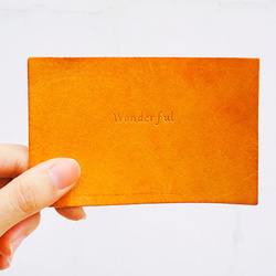 新革の輕便式護照夾 (可客製刻字) 第6張的照片