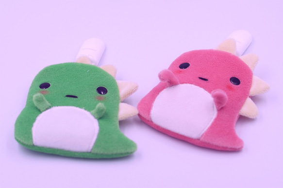 Bucute泡泡龍護身符.御守套.平安符袋/寶寶專用/手工製作/彌月禮物 第1張的照片