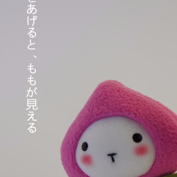 Bucute護理人員專用~桃子兔夾式伸縮夾/全球限量/獨家發售/手工製作/ 第6張的照片