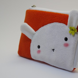 好きなニンジンオレンジ - 選択/海外旅行/交換ギフト/手作り/ Buluo白ウサギのBucute幾何財布/誕生日の贈り物 3枚目の画像