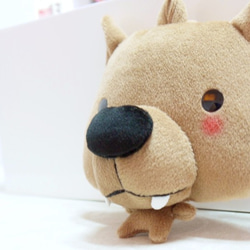 Bucute呆呆郎證件套/悠遊卡套/證件夾/獨家發售/手工製作/交換禮物/生日禮物/大野狼 第6張的照片