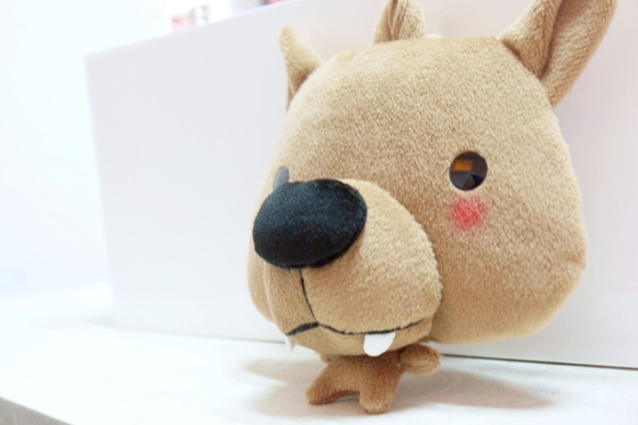 Bucute呆呆郎證件套/悠遊卡套/證件夾/獨家發售/手工製作/交換禮物/生日禮物/大野狼 第6張的照片