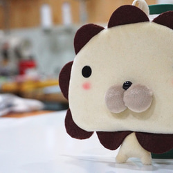 Bucute日葵獅件套錢包/悠遊卡套/證件夾/獨家發售/手工製作/交換禮物/零錢包 第1張的照片