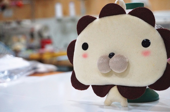 Bucute日葵獅件套錢包/悠遊卡套/證件夾/獨家發售/手工製作/交換禮物/零錢包 第1張的照片