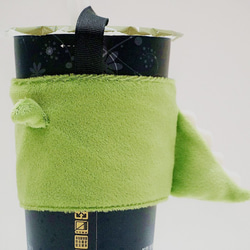 bucute小恐龍環保飲料提袋/飲料杯套/環保杯套/提袋 第2張的照片