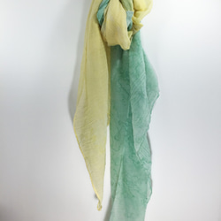 [Forest] Tie dye/scarf/shawl 4枚目の画像