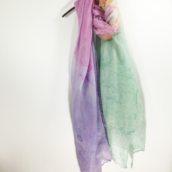 [Rainbow B] Tie dye/scarf/shawl 9枚目の画像