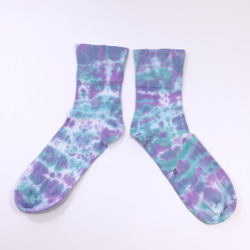 [Blue Dream] Tie Dye/Socks/Women/Men 2枚目の画像