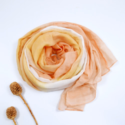 [Orange angel] Tie dye/scarf/shawl 2枚目の画像