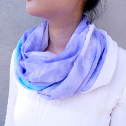 [Violet] Tie dye/scarf/shawl 6枚目の画像