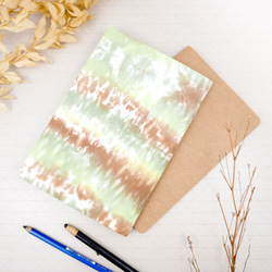 [Secret forest] Hadmade Tie dye Book Cover for A5 Adjustable 2枚目の画像