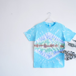 [Reflection] Tie dye/T-shirt/Garment/Custom size/Men 2枚目の画像