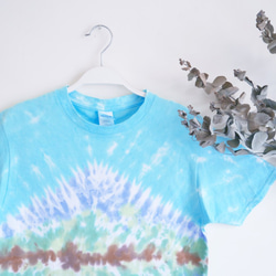 [Reflection] Tie dye/T-shirt/Garment/Custom size/Men 3枚目の画像