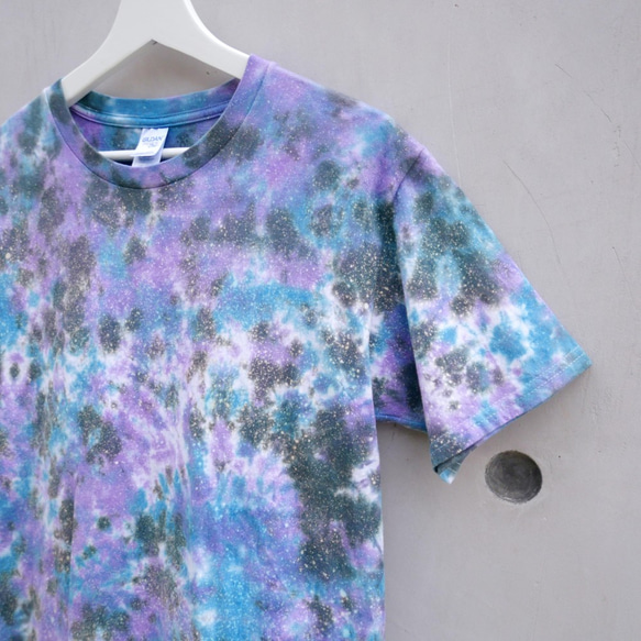 手染めTシャツ 台湾 デザイン Starry 2枚目の画像