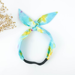 Tie dye/handmade/Headband/Elastic band :Hawaii: 1枚目の画像