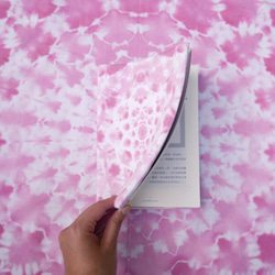 :Sakura: Hadmade Tie dye Book Cover for A5 Adjustable gifts 4枚目の画像